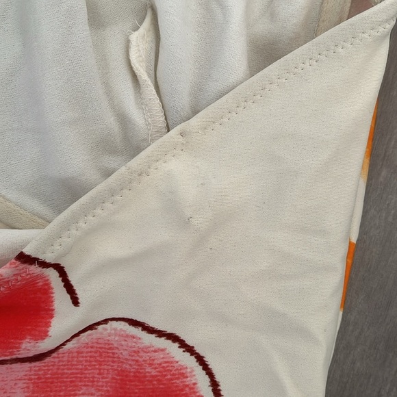 NWT One Piece Floral Swimsuit High Rise Leg Underwire Lined, Size 14 - Picture 6 of 10